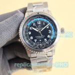 BLS Factory V2 Replica Breitling Aviator 8 Unitime 41mm Stainless Steel on Strap